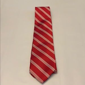 Brooks Brothers Red and White Stripe Tie